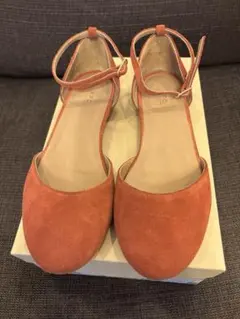a.p.c アーペーセー　スエード ストラップ フラットシューズのサムネイル