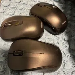 ジャンク　ELECOM ワイヤレスマウス 3点セット まとめ売りのサムネイル