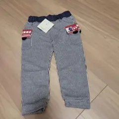 ストライプ柄パンツ 95cm ポケット付き