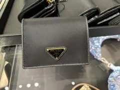 新品★プラダ★ユニセックス★トライアングル ロゴ★二折 財布★1MV204