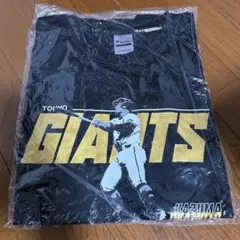 ジャイアンツ　ファンクラブデー配布Tシャツ　岡本和真　ゴールド