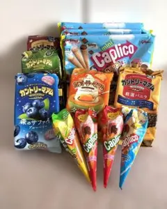 ☆チョコ菓子詰め合わせセット☆カントリーマアム7袋／カプリコ4本＋ミニ30本のサムネイル