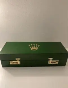 ROLEX ロレックス 5本収納ケース グリーン ダイヤルロック付き - メルカリ