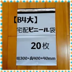 B4大 宅配ビニール袋 20枚