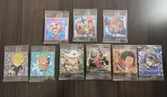 ワンピースウエハースシール６種セットと３種おまけ