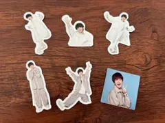 Snow Man 深澤辰哉 フレークシール 6枚セット ポートレートシリーズ