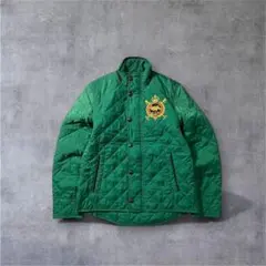 ラルフローレンSPORT 刺繍 キルティングジャケット グリーン