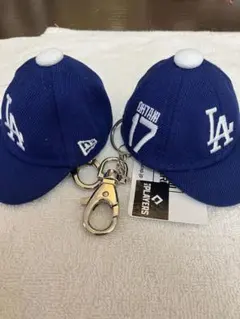 2個セットNew Era LAドジャース 大谷翔平モデル ミニキャップキーホルダ