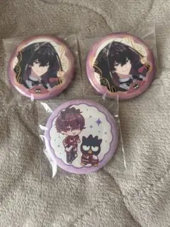 Oriens×サンリオキャラクターズ キラキラ缶バッジ 佐伯イッテツ T様