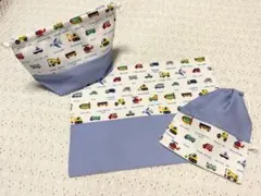 レゴ風入園入学３点セットピクセルマット(25×35)弁当袋コップ給食セット男の子