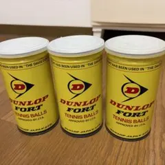 DUNLOP FORT TENNIS BALLS 3缶セット - メルカリ