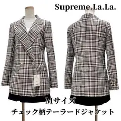 【タグ付き未使用】Supreme.La.La. チェック柄 テーラードジャケットのサムネイル