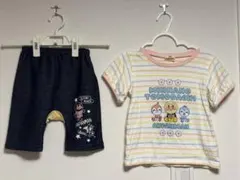 【アンパンマン】 Tシャツ&ボトムス 上下セット 100cm