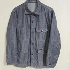 (よう様専用)クロコダイル　デニムカバーオールジャケットMサイズ　春アウター