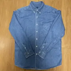 UNIQLO ユニクロ　デニムシャツ　ボタンダウン　XLサイズ