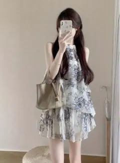 セットアップ　ノースリーブ　ツーピース