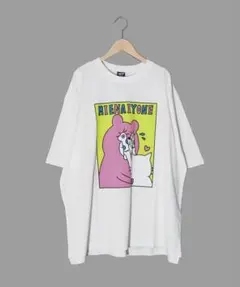 ＊新品タグ付 スカラーパリティ　352113：ネコとクマとチンアナゴ柄BIG-Tのサムネイル