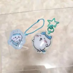 ちいかわ　ハチワレ　キーボード　キーチャーム　セッ