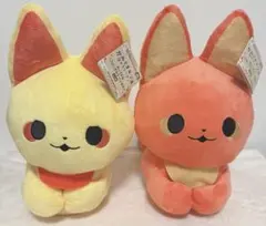 かみさまキツネとサラリーマン　ぬいぐるみ　こうばこずわり　ベニ＆キン