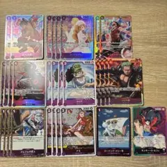 ワンピースカード　緑紫ルフィ　デッキパーツ