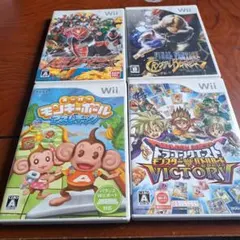 テ*須様 Wiiソフト4本セット