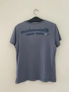 mademoiselle NON NON 半袖Tシャツ ブルー　ＬＬサイズのサムネイル