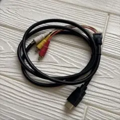 金メッキ HDMI A/M TO RCA3 変換ケーブル デスクトップパソコン