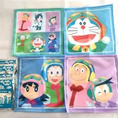【新品未使用】ドラえもん☆ほっともっとコラボオリジナルハンドタオル　4枚セット