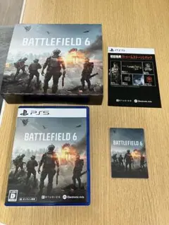 バトルフィールド6 PS5 初回特典コード未使用 Amazon限定BOX付き