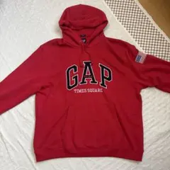 GAP TIMES SQUARE パーカー レッド
