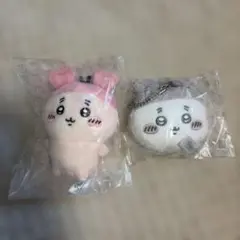 ちいかわ おすわりぬいぐるみ2 マスコットミラーリボン 古本屋 2点セット