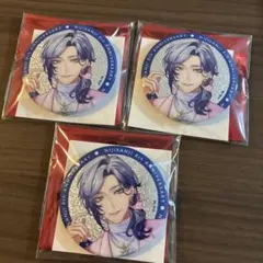 8th anniversary ミラン グリッター缶バッジ メタルカード