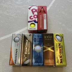 ゴルフボール詰め合わせ　カラーボールあり