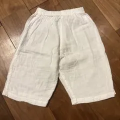 キッズ ハーフパンツ ホワイト　祭りパンツ