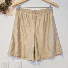NIKE ナイキ ハーフパンツ 無地 ゴールド M～L スポーツ ストリート