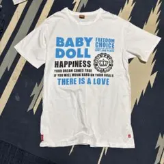 BABY DOLL Tシャツ　L 珍　茶色タグのサムネイル