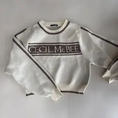 CECIL McBEE by SUREVE ニット ロゴ 長袖