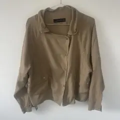 ZARA ザラ ベージュ ジャケット ブルゾンのサムネイル