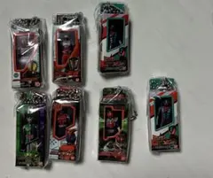 仮面ライダー ソフビパッケージチャーム＆チョコスナック６種