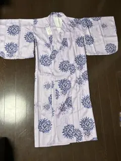 美品！京都岡重ケイトウと青磁柄の浴衣単品 - メルカリ