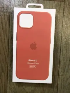 Apple純正未開封iPhone 13 シリコーンケース　ピンクポメロ