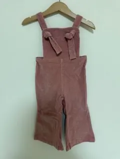 aladin kids ピンクコーデュロイオーバーオールS