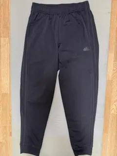 adidas 黒 ジャージパンツ J/M