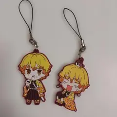 鬼滅の刃 吾妻善逸 ラバーストラップ 2個セット