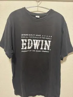 EDWIN エドウィン Tシャツ ブラック LARGE