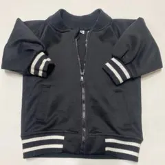 黒いジップアップジャケット 80cm