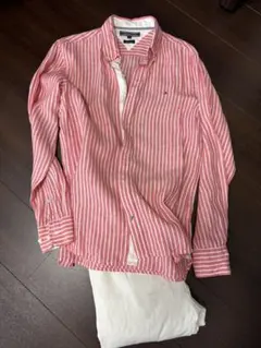 TOMMY HILFIGER プレミアムリネンシャツ M