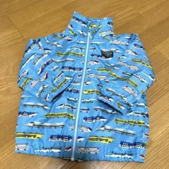 マザウェイズ　ウィンドブレーカー　新幹線　97cm 水色