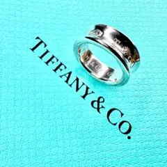 【美品】約8号 ティファニー Tiffany ナロー リング SV925