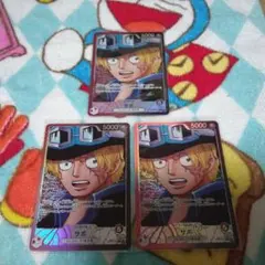 ワンピースカード 受け継がれる意志 サボ リーパラ ３枚セット(*^.^*)